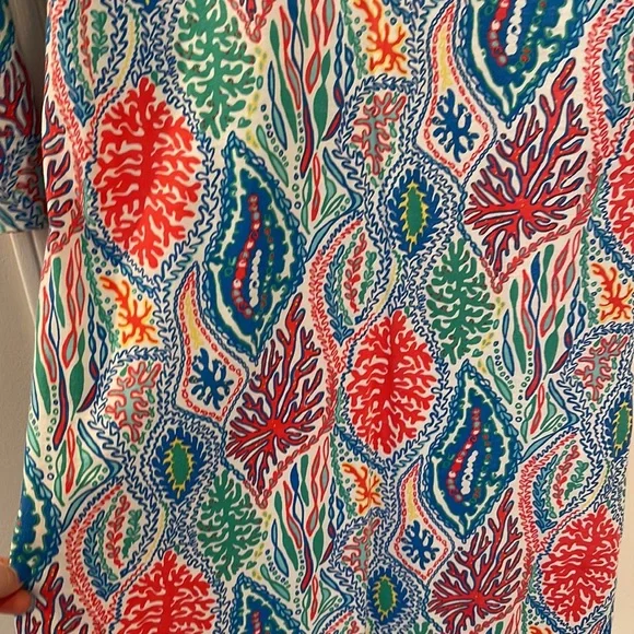 Lilly Pulitzer Christie Dress in Let Minnow Print - Picture 5 of 10